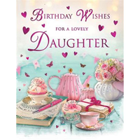6pk Cards C50 Birthday Daughter - Tiger Feet Ireland