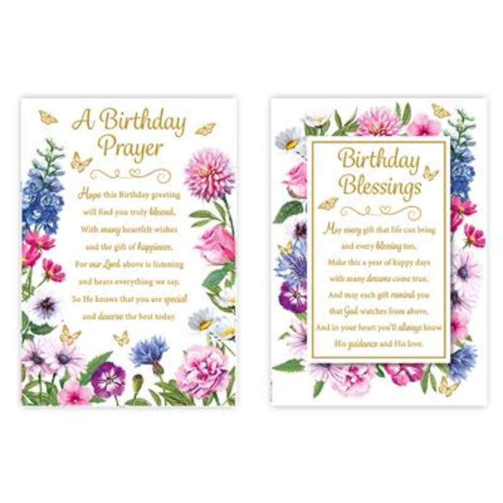 12pk Cards C50 Religious Birthday - Tiger Feet Ireland