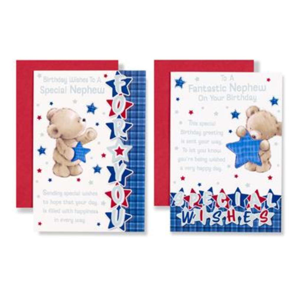 12pk Cards C50 Birthday Nephew - Tiger Feet Ireland