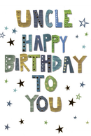 6pk Cards C50 Birthday Uncle - Tiger Feet Ireland