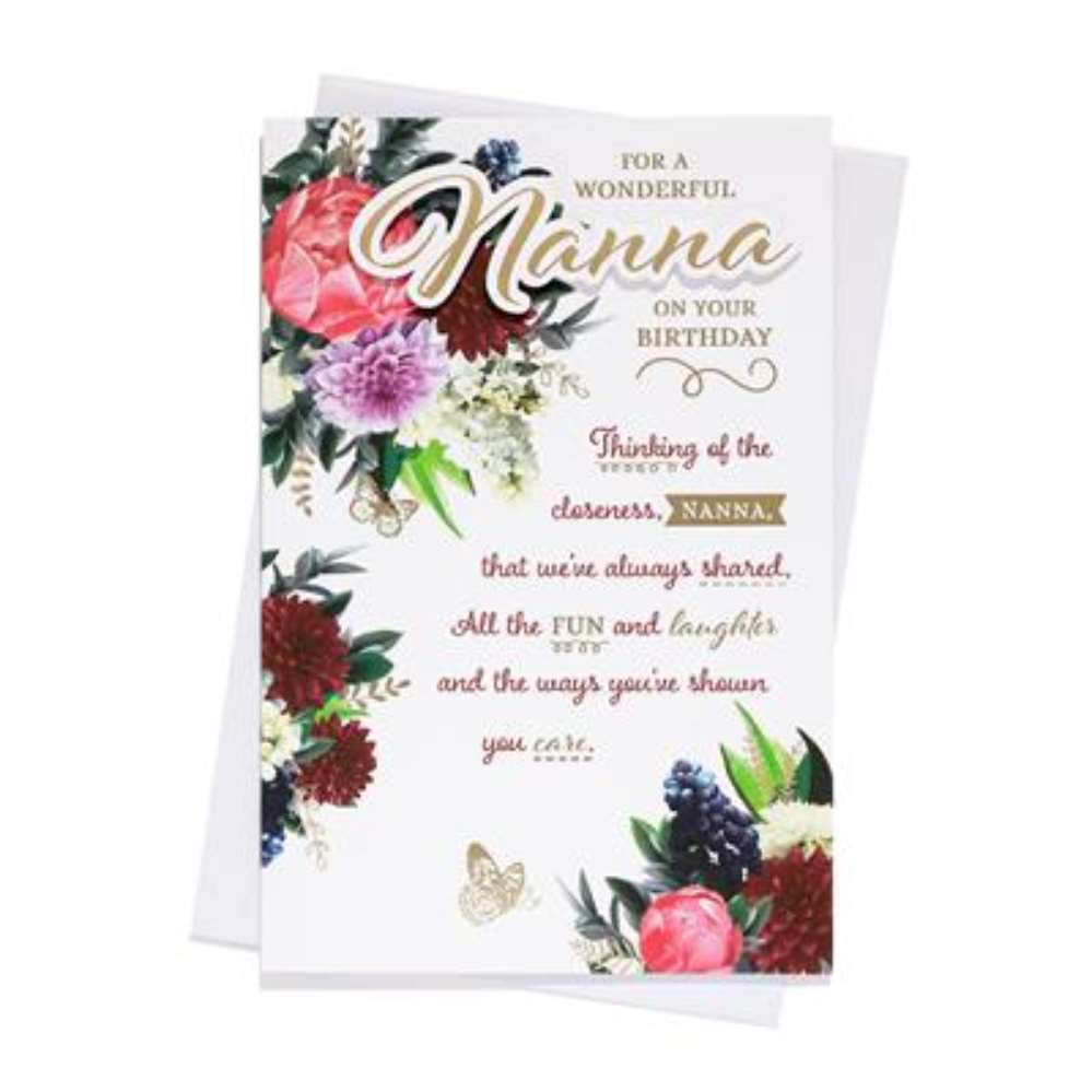 6pk Cards C75 Birthday Nanna - Tiger Feet Ireland