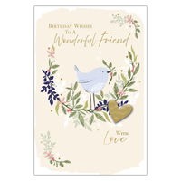 6pk Cards C75 Birthday Friend - Tiger Feet Ireland