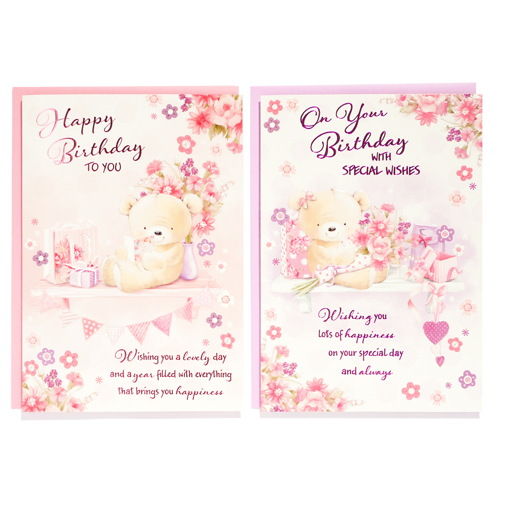 12pk Cards C50 Birthday Open - Tiger Feet Ireland