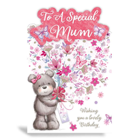 6pk Cards C75 Birthday Mum - Tiger Feet Ireland