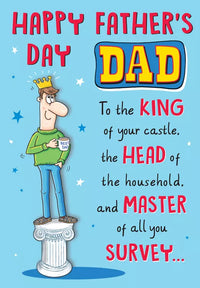 6pk Cards Dad Podium Dad - Tiger Feet Ireland