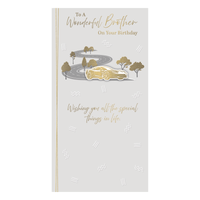 6pk Cards C55 Birthday Brother - Tiger Feet Ireland