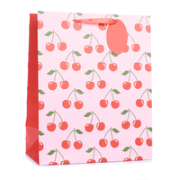 6pk Large Portrait Gift Bags Cherries - Tiger Feet Ireland