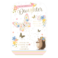 6pk Cards C75 Birthday Daughter - Tiger Feet Ireland