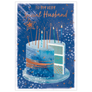 6pk Cards C50 Birthday Husband - Tiger Feet Ireland
