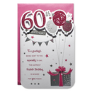 6pk Cards C75 Birthday Age 60 - Tiger Feet Ireland