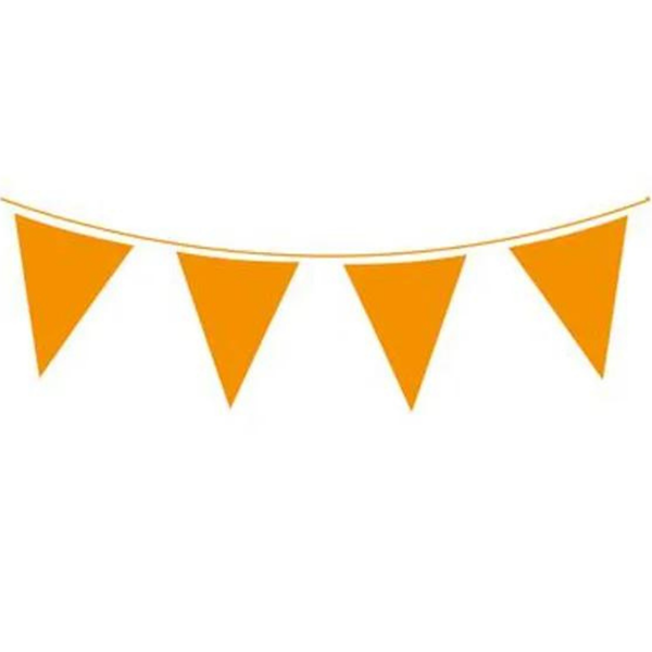 Waterproof Bunting 20 Flags 10m Orange - Tiger Feet Ireland