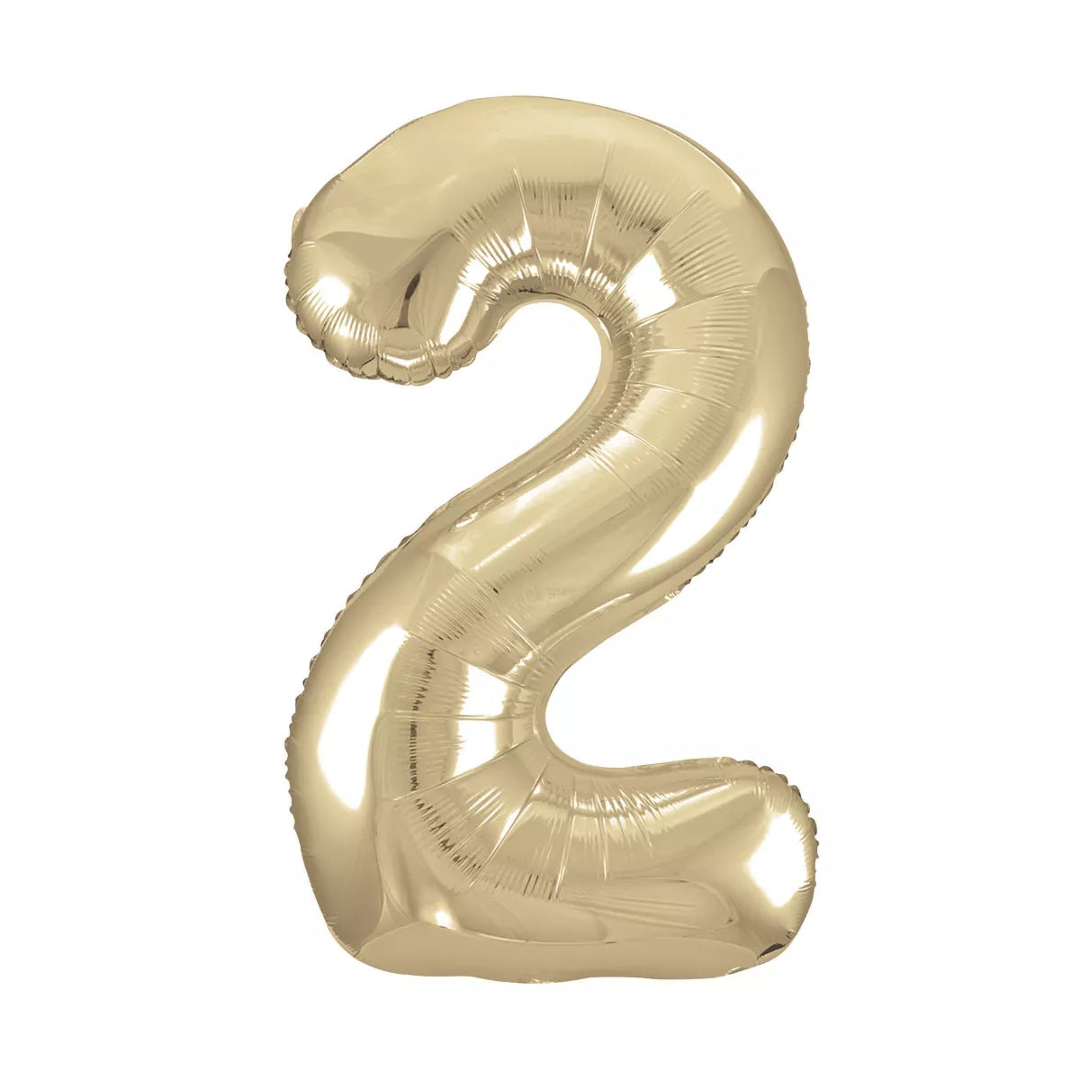 Foil Balloons 34" Big Numbers Gold - Tiger Feet Ireland