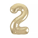Foil Balloons 34" Big Numbers Gold - Tiger Feet Ireland