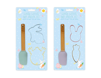 3pk Cookie Cutter & Spatula Set Easter - Tiger Feet Ireland