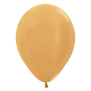 50ct Latex Balloon 12in Met Gold Sempertex - Tiger Feet Ireland