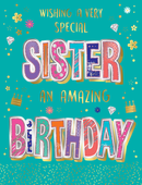 6pk Cards ED C50 Sister Cakes On Jade - Tiger Feet Ireland