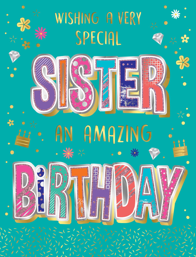 6pk Cards ED C50 Sister Cakes On Jade - Tiger Feet Ireland