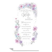 6pk Cards C55 Sympathy Loss Of Wife - Tiger Feet Ireland
