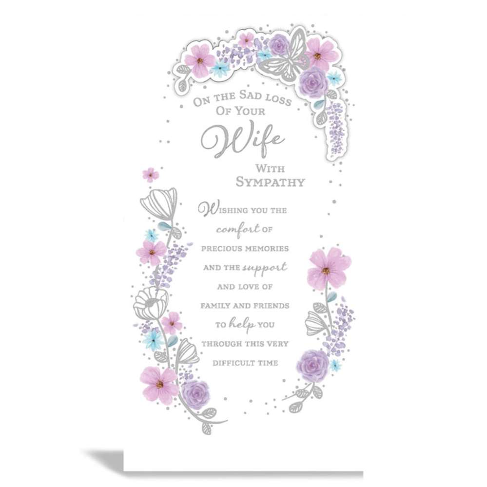 6pk Cards C55 Sympathy Loss Of Wife - Tiger Feet Ireland
