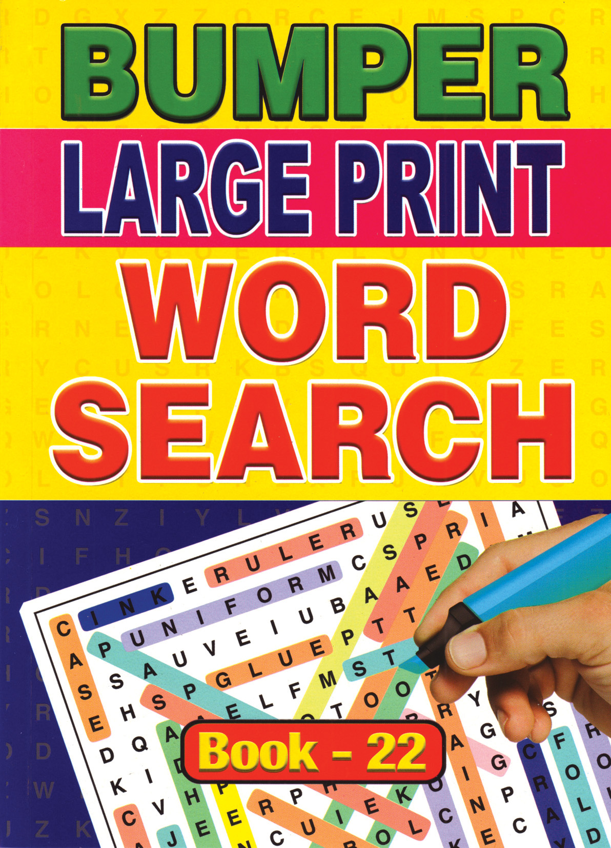 6pk Bumper Wordsearch Book 2asstd - Tiger Feet Ireland