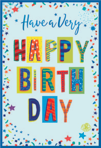 6pk Cards C50 Birthday - Tiger Feet Ireland