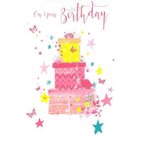 6pk Cards C50 Birthday Open - Tiger Feet Ireland