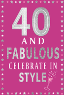 6pk Cards C50 Birthday Age 40 - Tiger Feet Ireland
