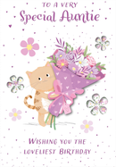 6pk Cards C50 Birthday Auntie - Tiger Feet Ireland