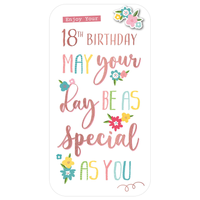 6pk Cards C55 Birthday Age 18 - Tiger Feet Ireland