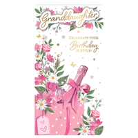 6pk Cards C55 Birthday Granddaughter - Tiger Feet Ireland