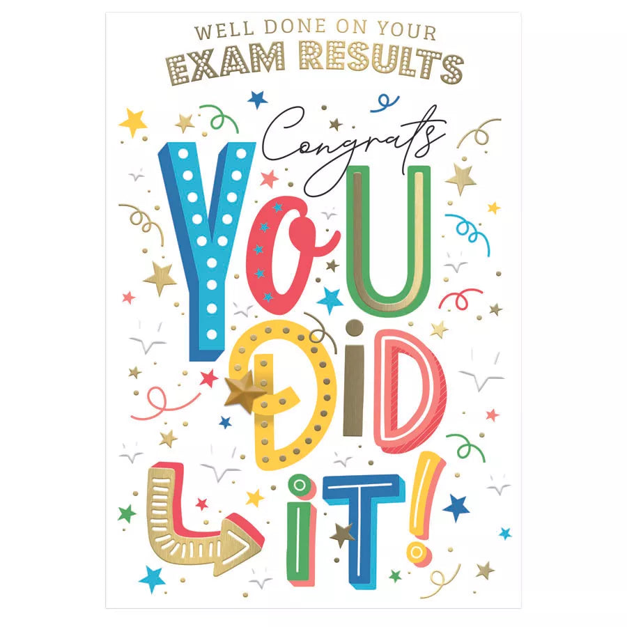 6pk Cards C50 Congratulations Well Done Exam - Tiger Feet Ireland