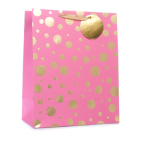 6pk Large Portrait Gift Bags Foil Spots - Tiger Feet Ireland