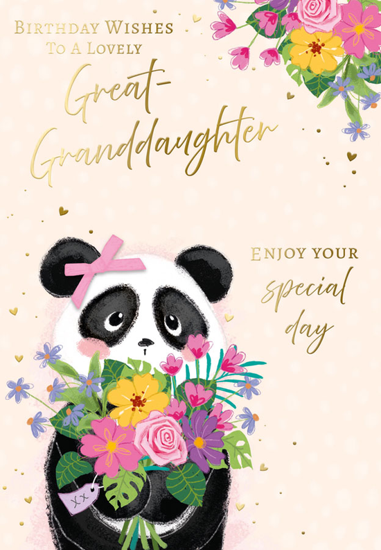 Prelude C50 Birthday Great-Granddaughter 6pk