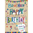 6pk Cards C50 Birthday Brother - Tiger Feet Ireland