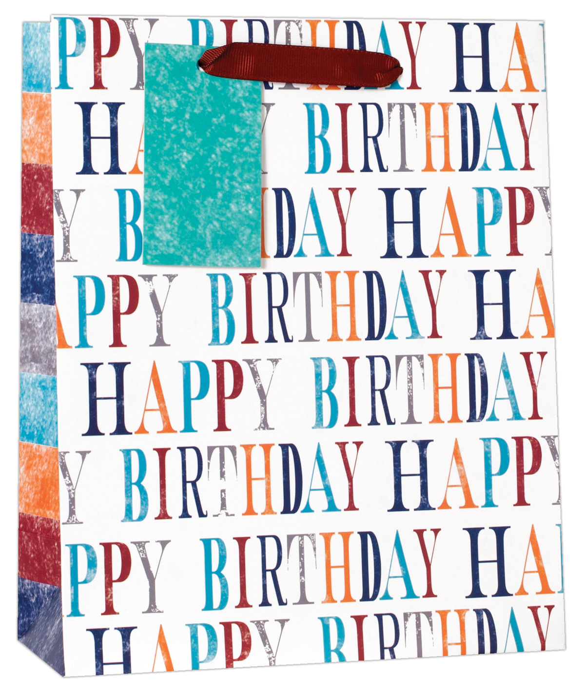 6pk Giftbags Large Happy Birthday - Tiger Feet Ireland