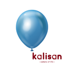 50ct Latex Balloon 12" Mirror Blue Kalisan - Tiger Feet Ireland